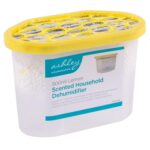 1x Lemon 500ml Scented Interior Dehumidifier Home Wardrobe Damp Moisture Trap