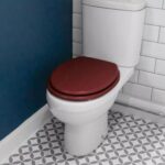 1x Mahogany Soft Close Wooden Toilet Seat - Oval Shape Bathroom WC Top Fittings - Image 6