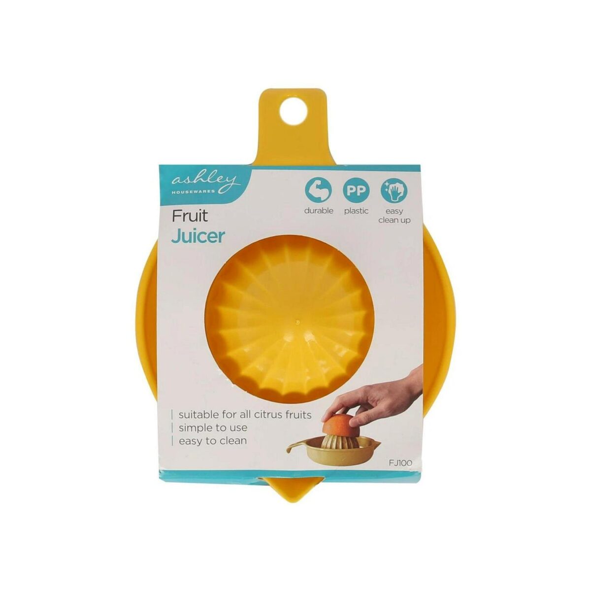 1x Manual Juicer Yellow Hand Lemon Orange Citrus Fruit Squeezer Press - Image 2