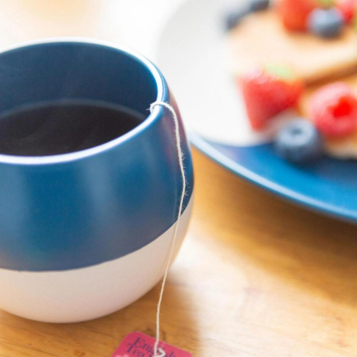1x Navy 340ml Dipped Stoneware Sphere Mug Ceramic Glaze Coffee Tea Cups Set - Image 7