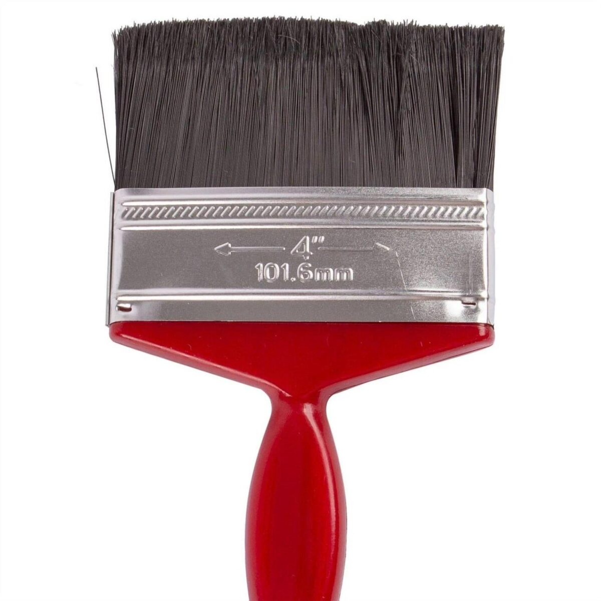 1x Red 10cm Plastic DIY Paint Brush Decorating Painting Wood Fence Stain Brushes - Image 2