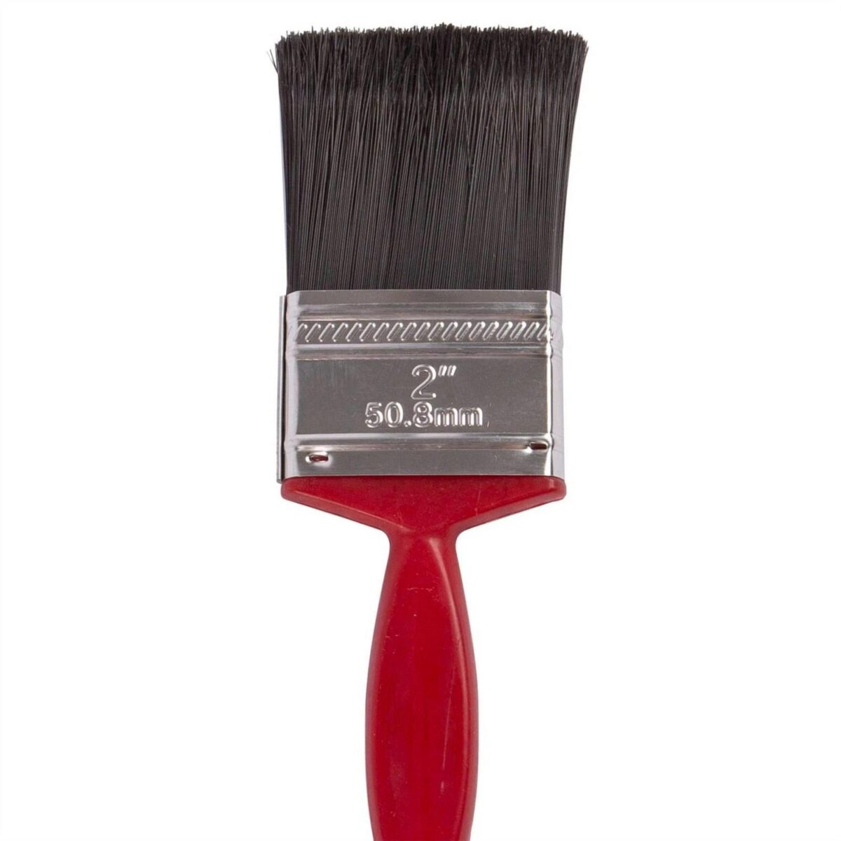 1x Red 5cm Plastic DIY Paint Brush Decorating Painting Wood Fence Stain Brushes - Image 2