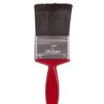 1x Red 5cm Plastic DIY Paint Brush Decorating Painting Wood Fence Stain Brushes - Image 2