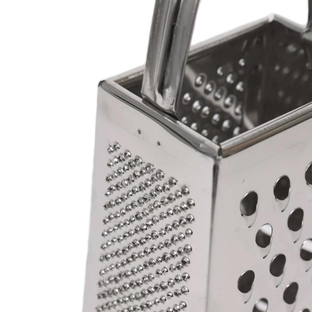 1x Stainless Steel Box Grater Kitchen Hand Cheese Vegetable Food Slicer Shredder - Image 4