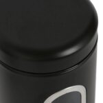 1x Stainless Steel Food Storage Container with Window Black Kitchen Coffee Jar - Image 4