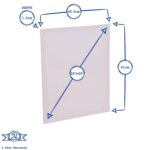 1x White 18 x 24 Stretched Canvas Blank Plain Artist Painting Art Board - Image 2