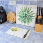 1x White 30cm x 20cm Rectangle Marble Chopping Board Kitchen Cutting Boards - Image 7
