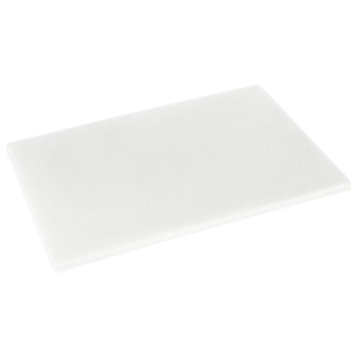 1x White 45cm x 30cm Plastic Chopping Board Kitchen Food Cutting Boards - Image 1