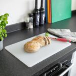 1x White 45cm x 30cm Plastic Chopping Board Kitchen Food Cutting Boards - Image 5