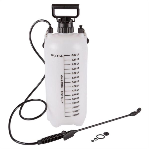 1x White 8L Pressure 6600e5322b7082bac8f56d2aa37d219c