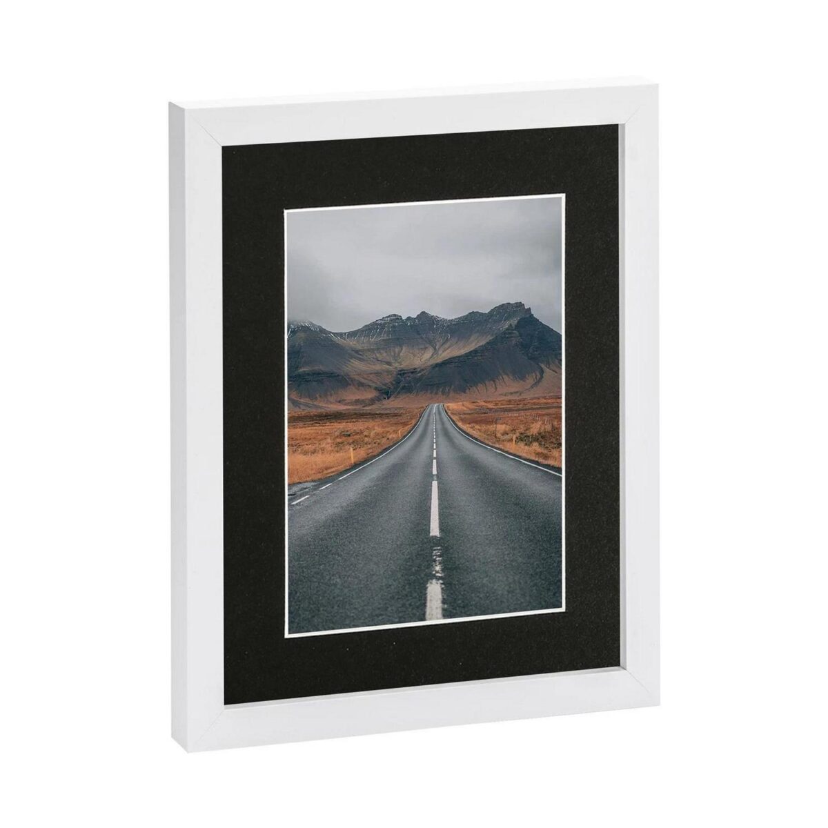 1x White 8  x 10  Photo Frame with Black 5  x 7  Mount Picture Wall Décor - Image 1