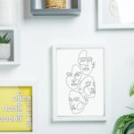 1x White A4 (8 x 12 ) 3D Shadow Box Frame with White A5 Mount Deep Display - Image 5