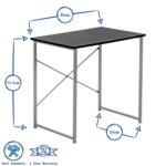 1x White/White Office Desk Home Study PC Laptop Computer Table Workstation - Image 3