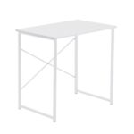 1x White/White Office Desk Home Study PC Laptop Computer Table Workstation