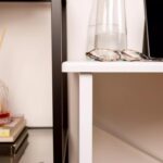 1x White/White Office Desk Home Study PC Laptop Computer Table Workstation - Image 6