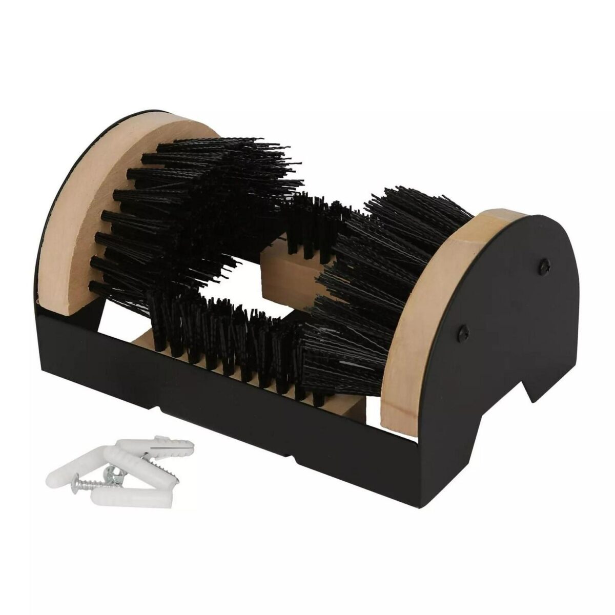 1x Wooden Boot Scraper Brush 23cm Outdoor Shoe Wellington Mud Dirt Cleaner - Image 1