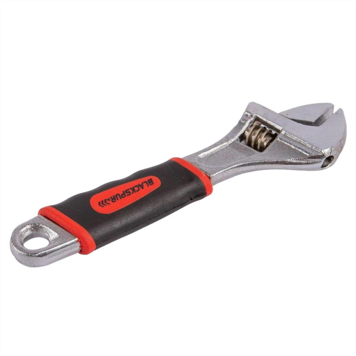 1x Yellow 15cm Forged Steel Adjustable Wrench Universal Pipe Spanner Car Tool - Image 1