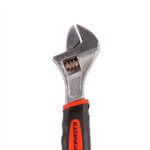 1x Yellow 15cm Forged Steel Adjustable Wrench Universal Pipe Spanner Car Tool - Image 2