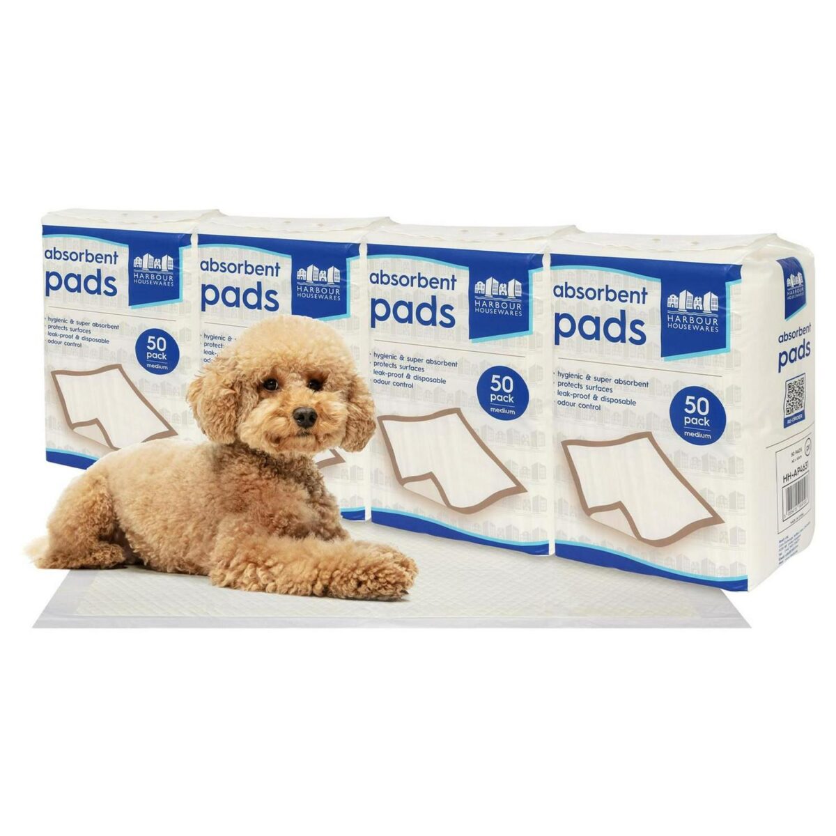 200x Medium Disposable Puppy Training Pads 45cm x 60cm Dog Pet Toilet Wee Mats - Image 1