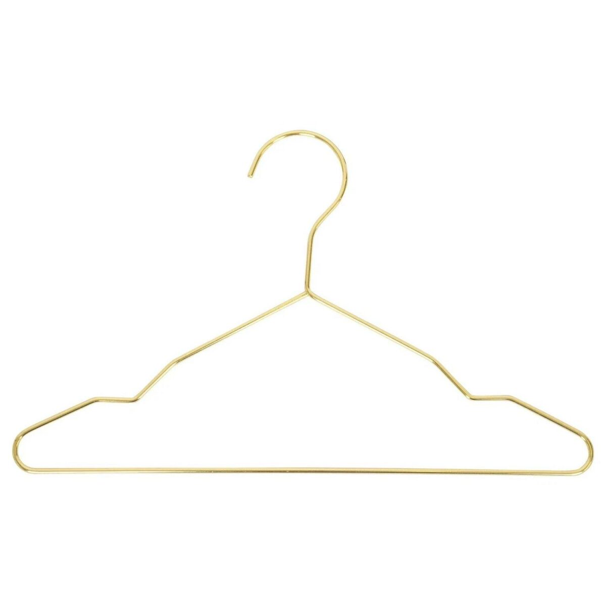 20x Gold Metal Kid's Hangers Baby Children Coat Clothes Hanger Trouser Bar - Image 4