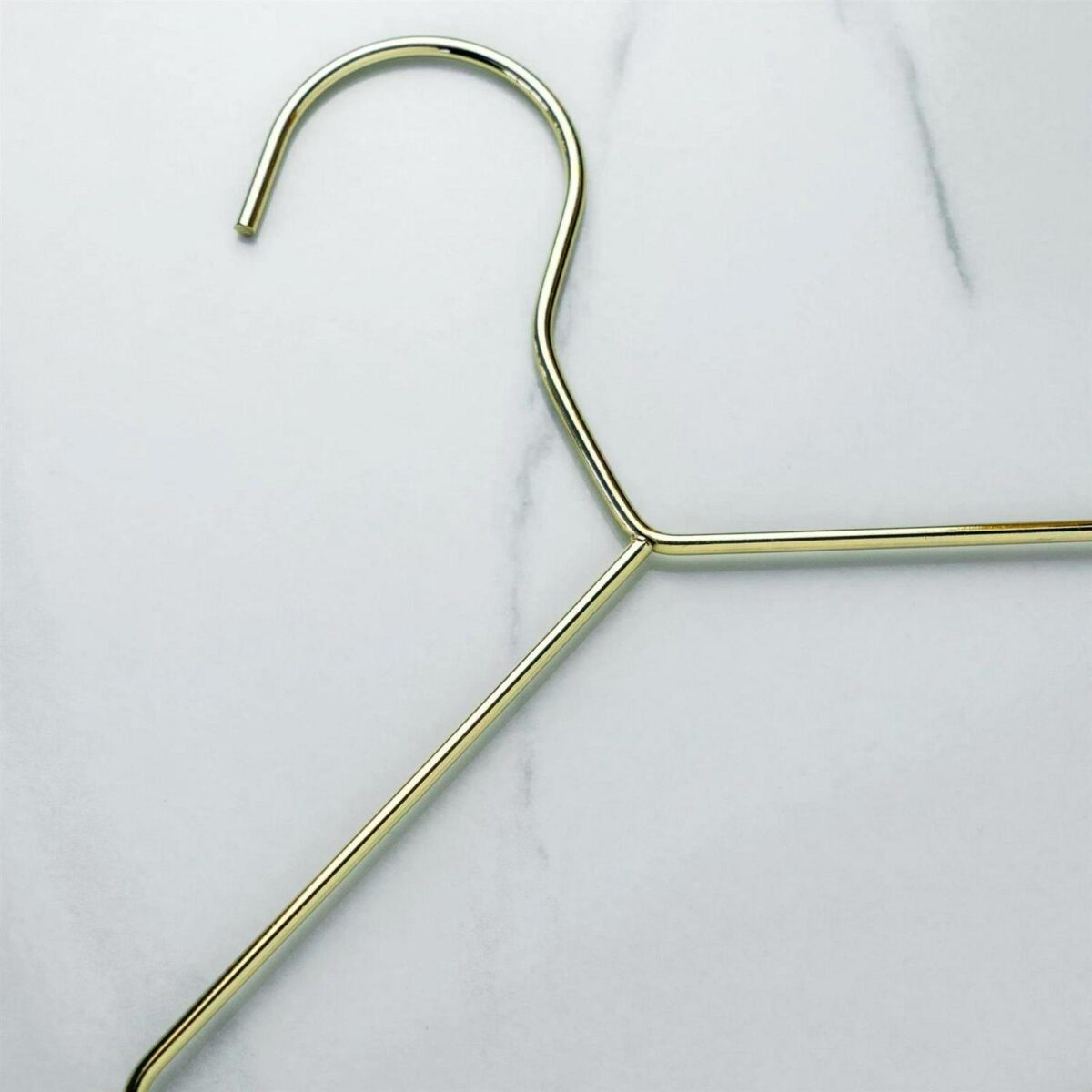 20x Gold Metal Kid's Hangers Baby Children Coat Clothes Hanger Trouser Bar - Image 7