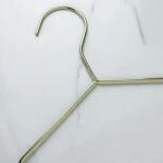 20x Gold Metal Kid's Hangers Baby Children Coat Clothes Hanger Trouser Bar - Image 7