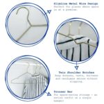 20x Gold Metal Kid's Hangers Baby Children Coat Clothes Hanger Trouser Bar - Image 2