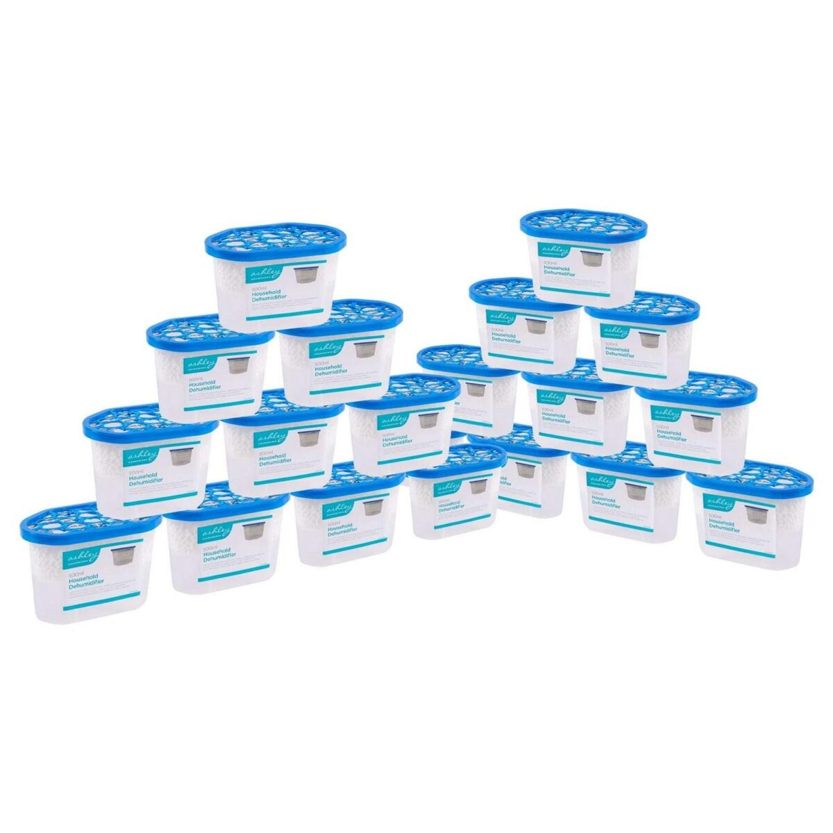 20x Interior Dehumidifiers 500ml Unscented Home Wardrobe Damp Moisture Trap - Image 1