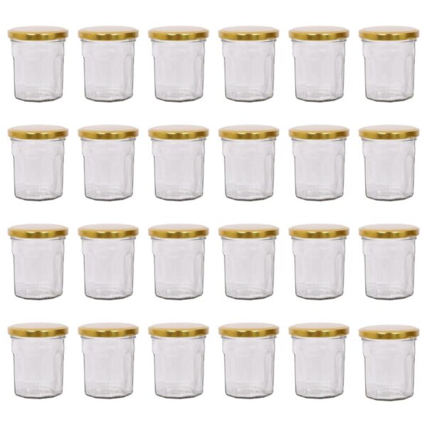 24x 150ml Glass Jam 298ad63e59024aa24888143de7cf20eb