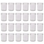24x 150ml Glass Jam Jars Twist Top Chutney Preserve Honey Pickle Storage