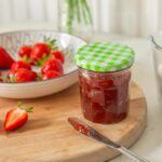 24x 250ml Glass Jam Jars with Green Gingham Lids Chutney Preserve Honey Storage - Image 7