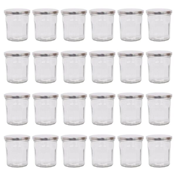 24x 250ml Glass Jam f7d9c34358b3da66f74a2b61d643c695