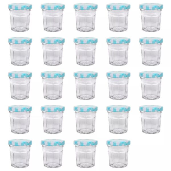 24x 30ml Glass Jam J 3b6e9067e53d4c94b24433204ab529c0