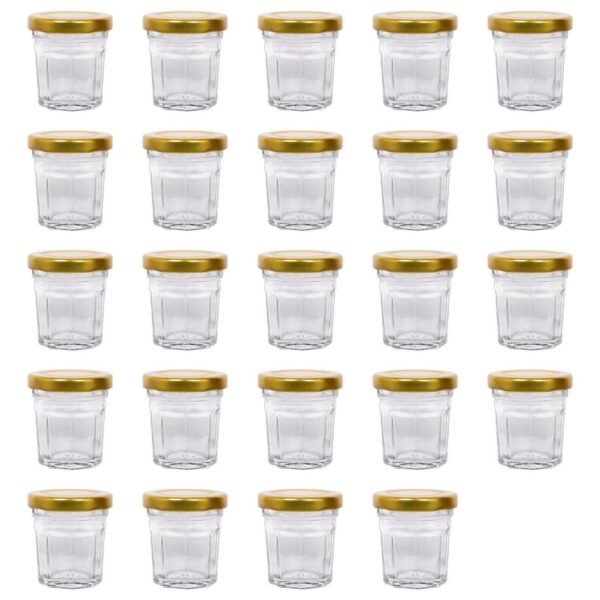 24x 30ml Glass Jam J c691a055562bbe181f54e5f6b8bd4daa