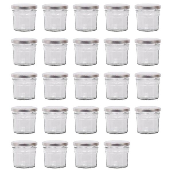 24x 90ml Glass Jam J 45f4b4adecc5f2a2294ee5a3c7bb1e91