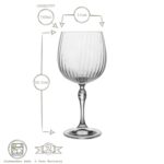 24x America '20s Gin and Tonic Glasses Art Deco Cocktail Copa de Balon 745ml - Image 3