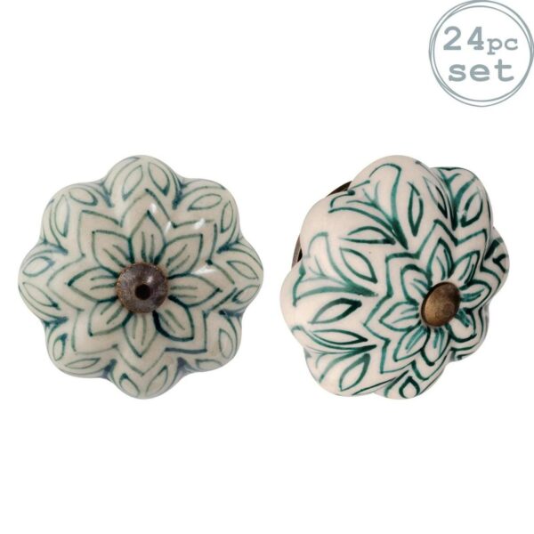 24x Floral Ceramic C 2198f3d378229995ff39c3780a62dbad
