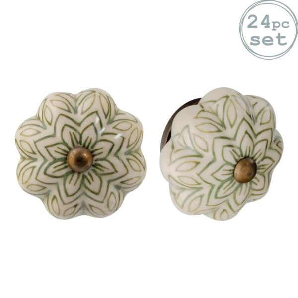 24x Floral Ceramic C 432bd0759e7946bb4d695feffcca409f
