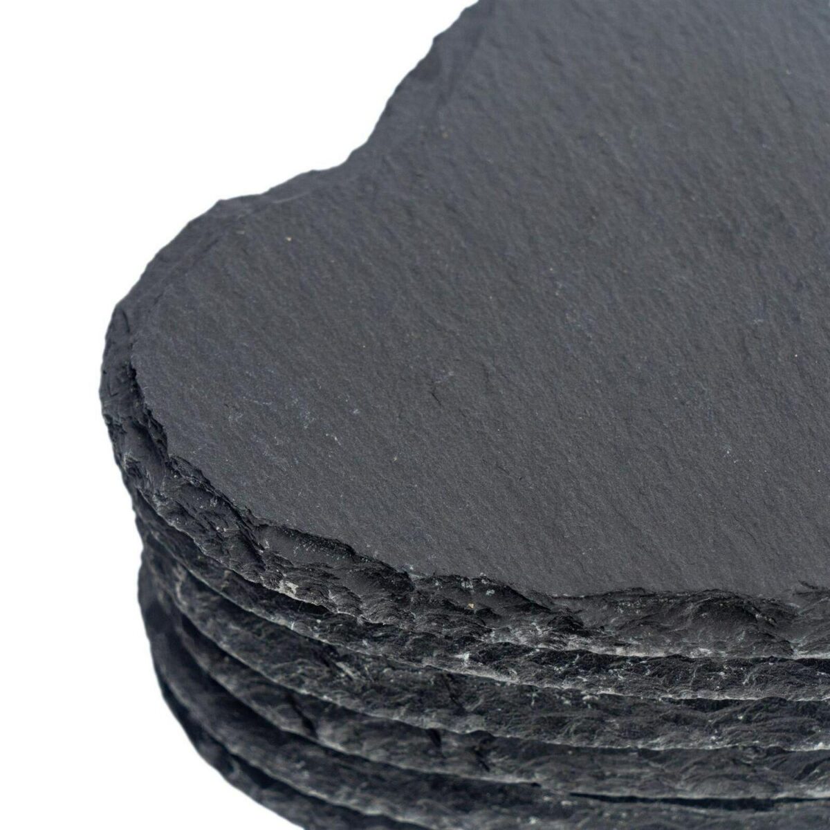 24x Heart Slate Coasters 10cm Natural Drinks Coaster Wedding Table Mat Gift Set - Image 4