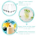 24x Highball hiball Glasses Water Juice Beer Cocktail Tumblers 510ml Clear - Image 2