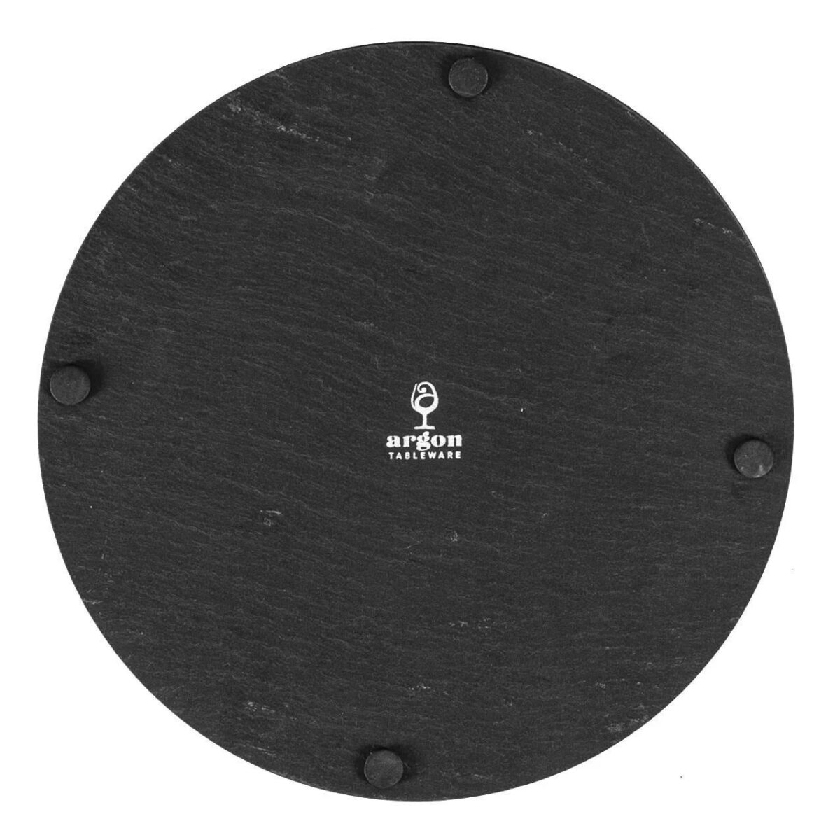 24x Linea Round Slate Coasters 10cm Natural Drinks Coaster Table Mat Gift Set - Image 4