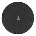 24x Linea Round Slate Coasters 10cm Natural Drinks Coaster Table Mat Gift Set - Image 4