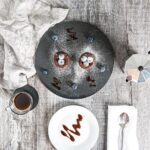 24x Linea Round Slate Coasters 10cm Natural Drinks Coaster Table Mat Gift Set - Image 5
