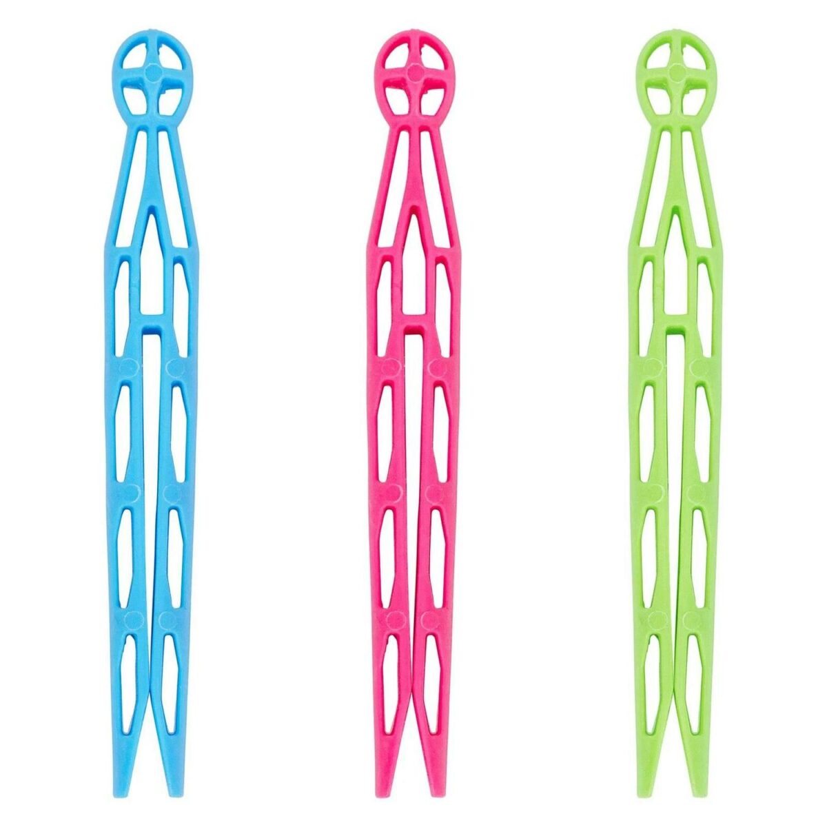 24x Multi Plastic Dolly Clothes Pegs Strong Laundry Washing Line Clips Pins - Image 2
