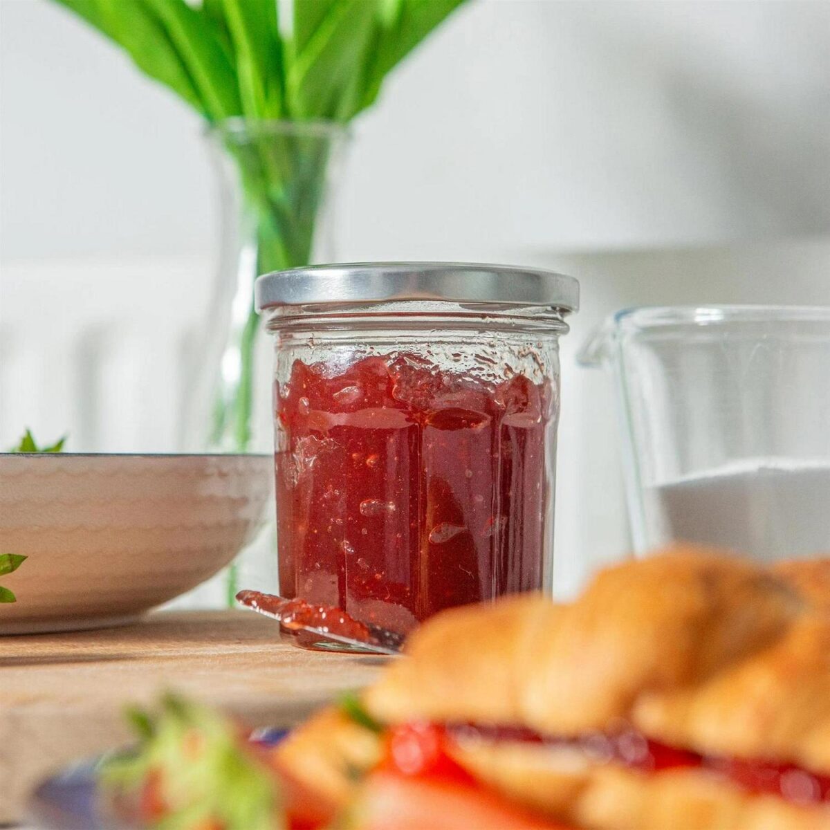 250ml Octagon Glass Jam Jars for Spices, Pickling or Preserves - Argon Tableware - Image 5