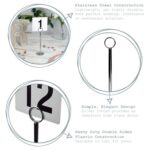 25x Table Numbers with 20cm Holders Wedding Place Card Sign Stand Set Silver - Image 2
