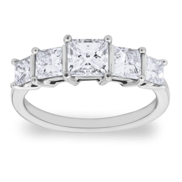 2 00ctw Princess Cut 9587e1499574aa5fcbe045af6ba45c85