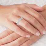 2.00ctw Round Brilliant Cut Channel Set Eternity Ring, Platinum in 6 Sizes - Image 2