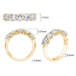 2.00ctw Round Brilliant Cut 5 Stone Diamond Ring, 18ct Yellow Gold - Image 6