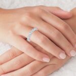2.00ctw Round Brilliant Cut Diamond Eternity Ring, Platinum in 6 Sizes - Image 2